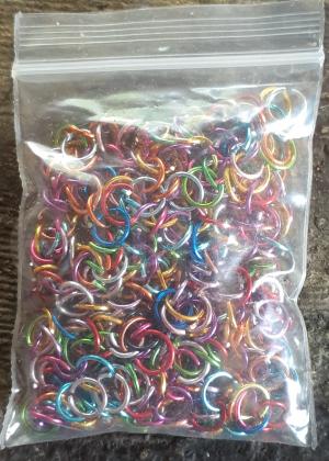 Aluminum Jump Rings Open Connectors For Jewelry Making (Multicolor, silver, Gold, Dull gold, Dull Silver)- 50 Nos. Pack