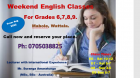 Weekend English Classes