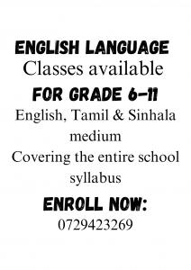 English language classes for 6-11